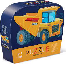 Construction Zone - 12-Piece Mini Puzzle