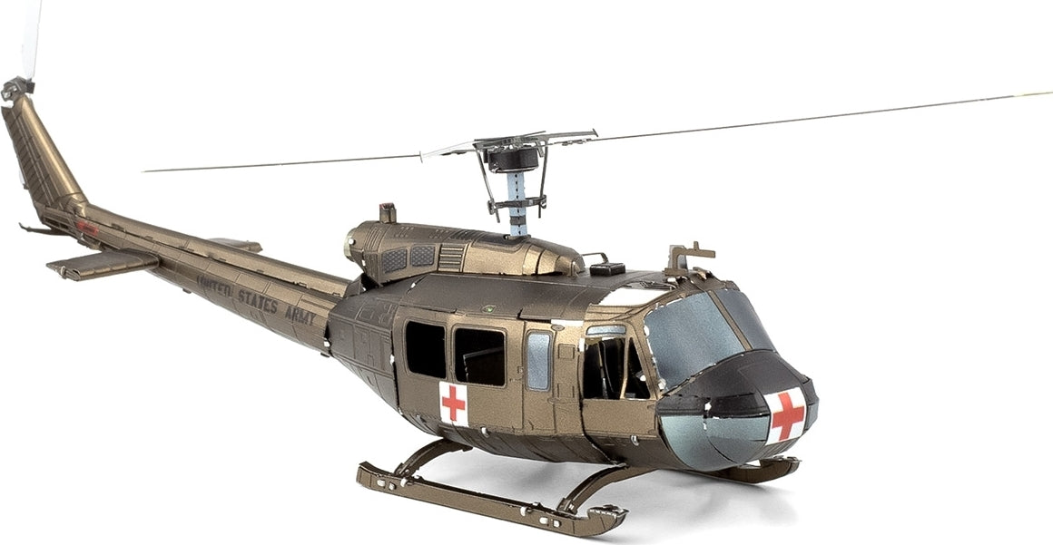 Metal model of a UH-1 Huey Helicopter