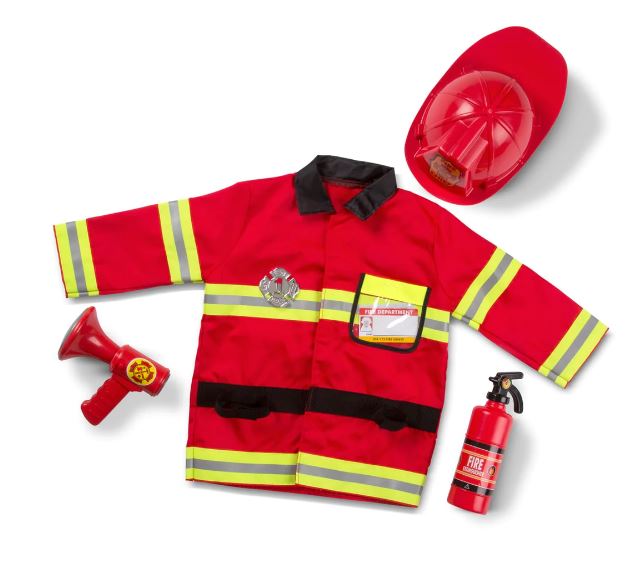 Fire Chief Role Play Costume Set