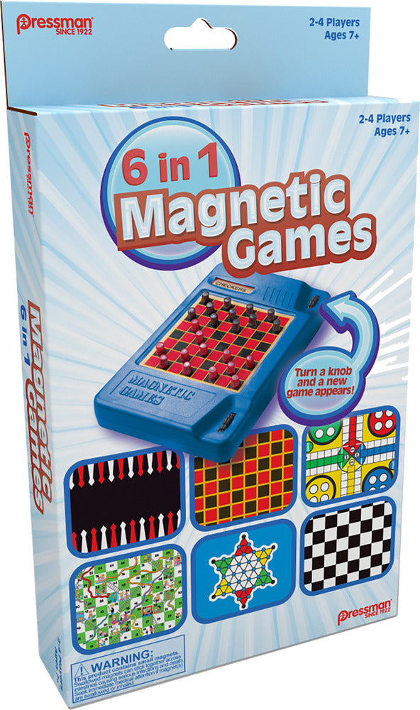 6 In 1 Magnetic Travel Games