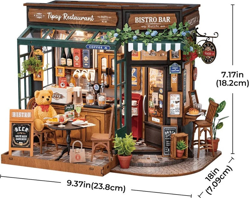 Tipsy Restaurant DIY Miniature House
