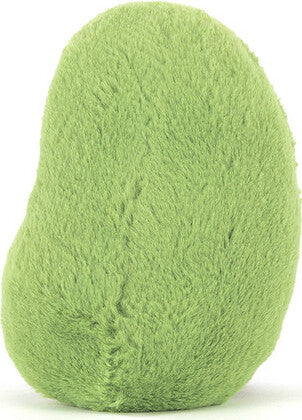 A light green plush Amuseables Soyella Edamame Bean toy with a fuzzy, textured surface, shown against a plain white background.