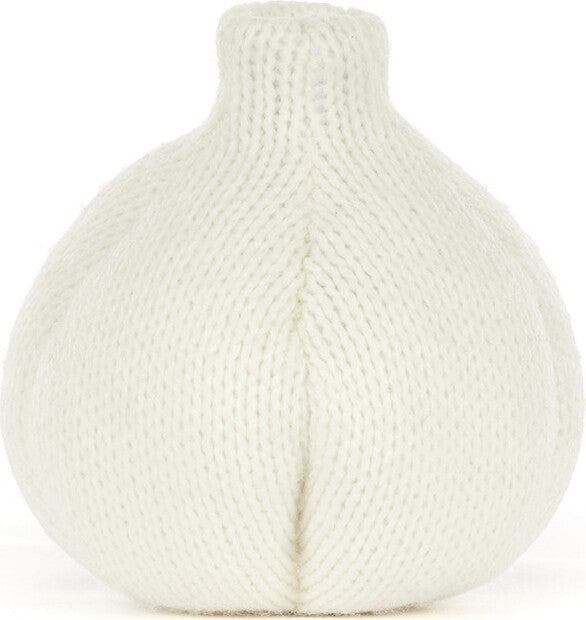 A white Amuseables Garlic plush, shown against a plain white background.