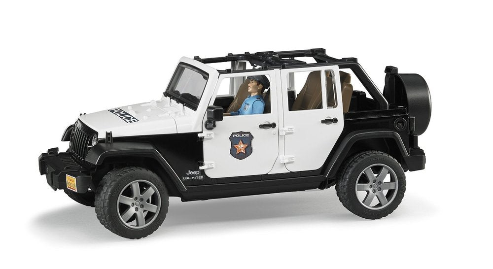 Jeep Rubicon Police Car with Man