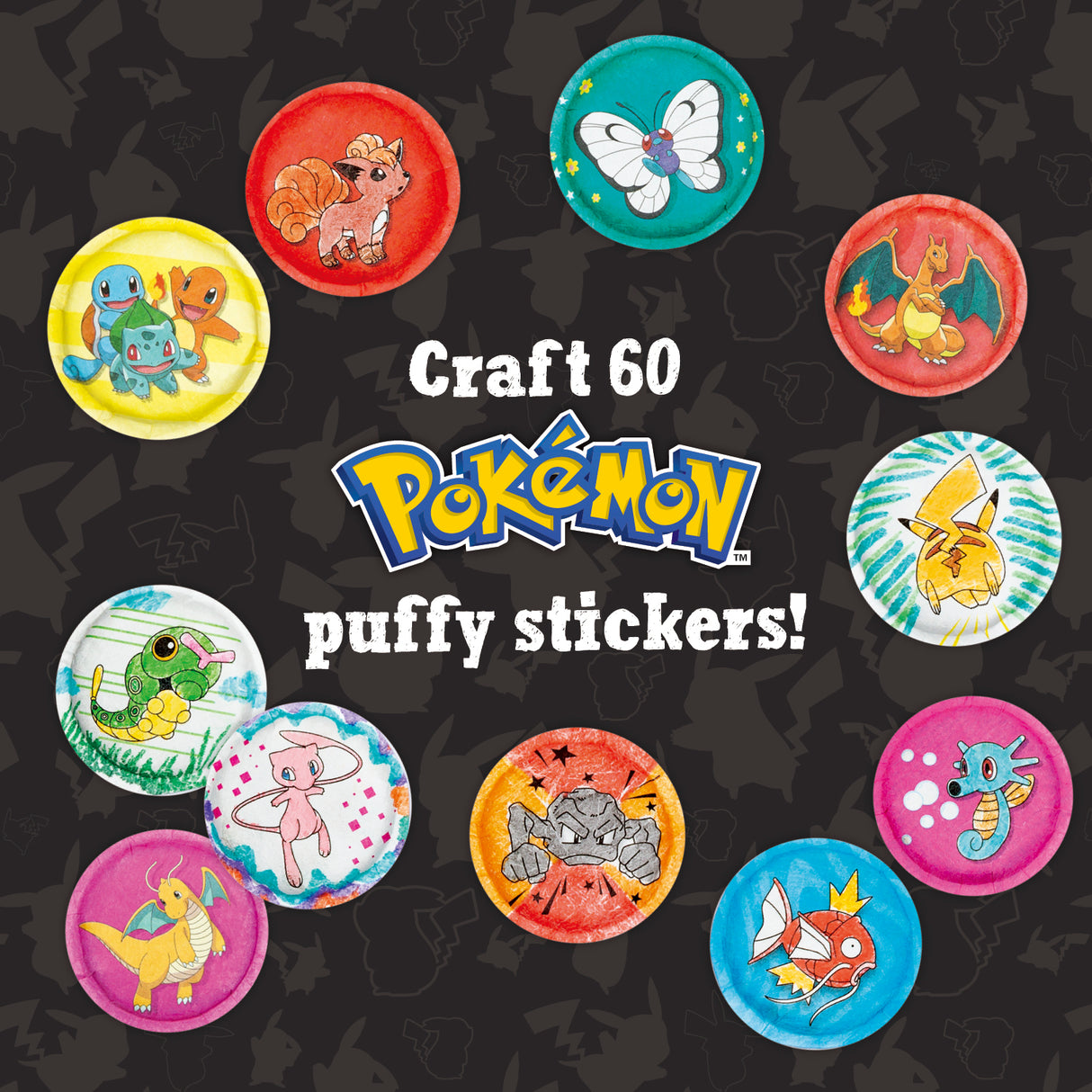 Klutz: Pokemon Color-In 3D Puffy Stickers