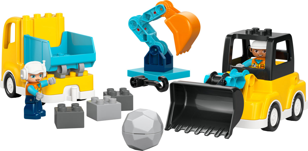 LEGO DUPLO Town: 3 in 1 Construction Vehicles