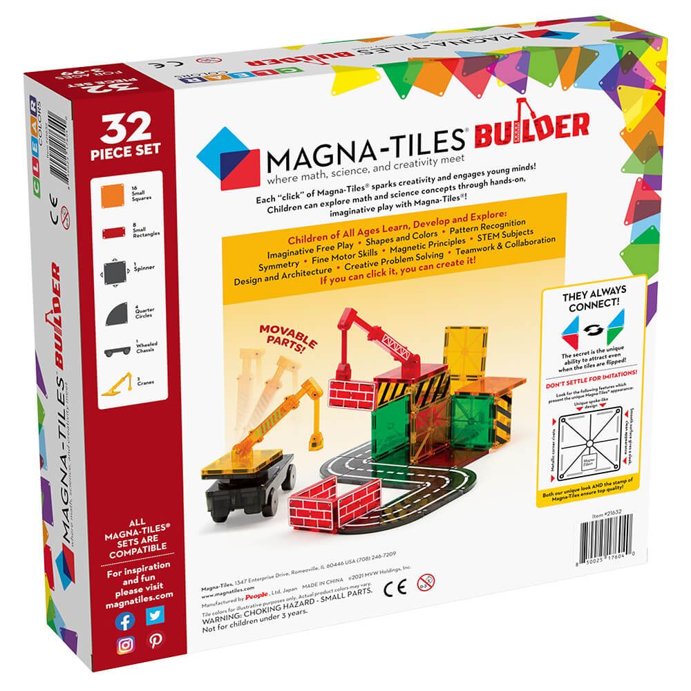 Builder 32-Piece Set MAGNA-TILES