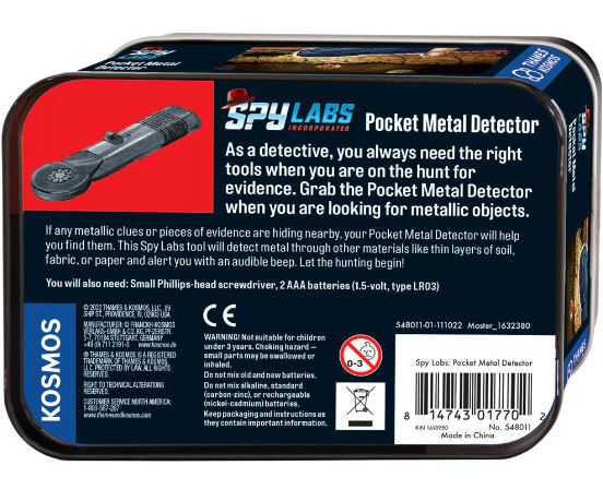 Pocket Metal Detector: Spy Labs