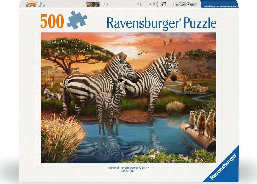 Jigsaw Puzzle Zebra - 500 Pieces Puzzle