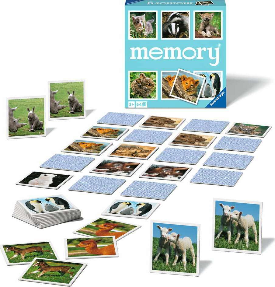 Baby Animals Memory Game