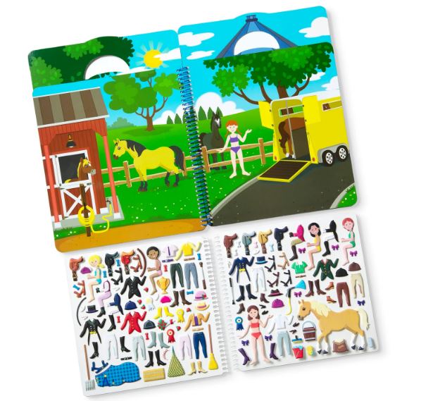 Puffy Sticker Activity Book - Riding Club