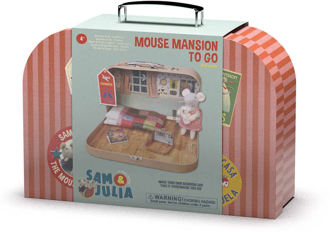 Mouse Mansion To Go - Bedroom