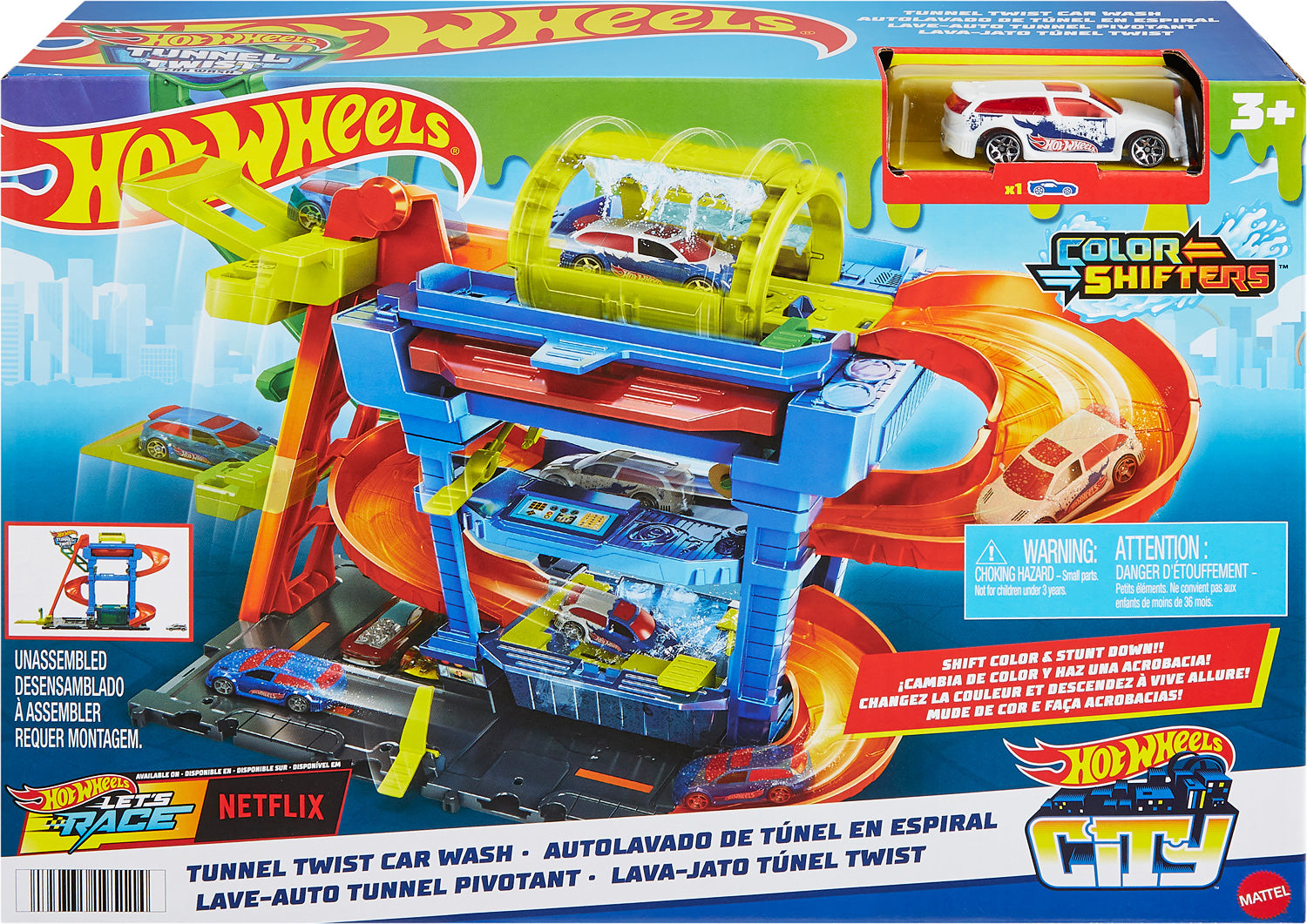 Hot Wheels Tunnel Twist Car Wash – Grandrabbit's Toy Shoppe