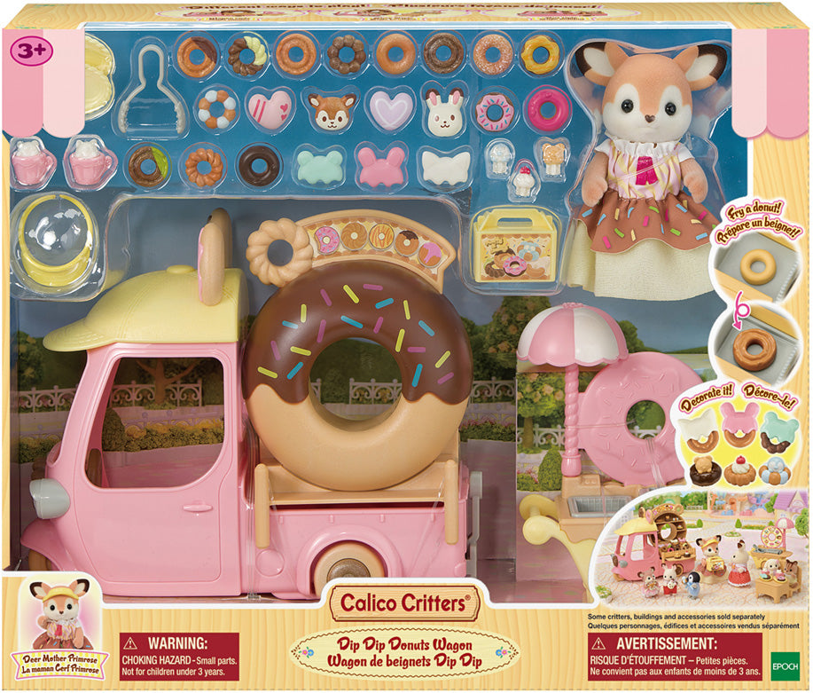 Calico Critters Dip Dip Donuts Wagon