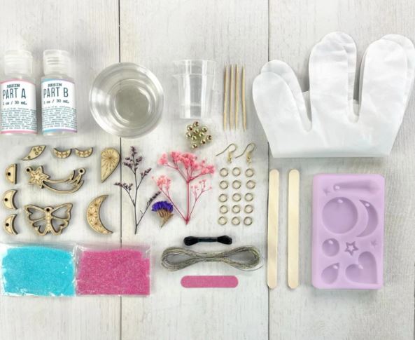 Wish Craft Wood & Resin Charm Jewelry