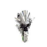 Metallic, Kawasaki Ninja Motorcycle - Color model on a white background