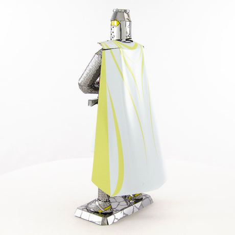 Metal Templar Knight on a white background
