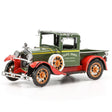 Metal model of a 1931 Ford Model A truck with 'White Swan Farm Supply' branding on a white background