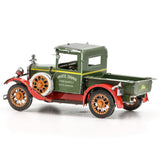 Metal model of a 1931 Ford Model A truck with 'White Swan Farm Supply' branding on a white background
