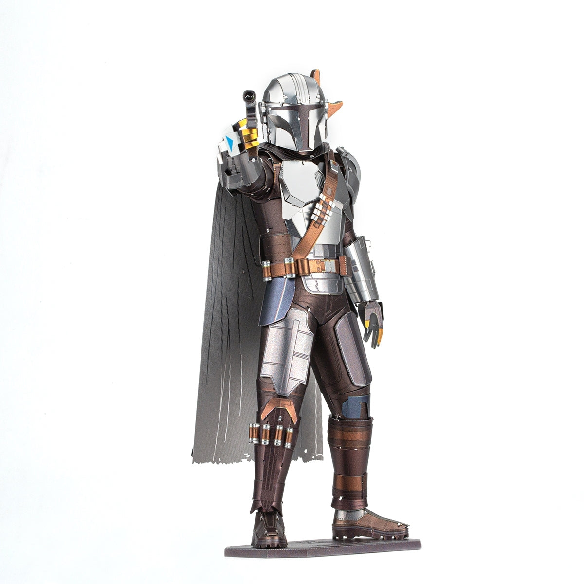 Metal The Mandalorian model figure of  on a white background