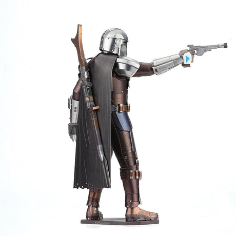 Metal The Mandalorian model on a white background