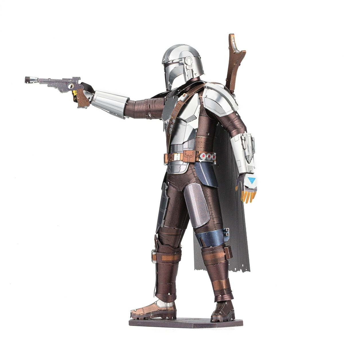 Metal The Mandalorian model on a white background