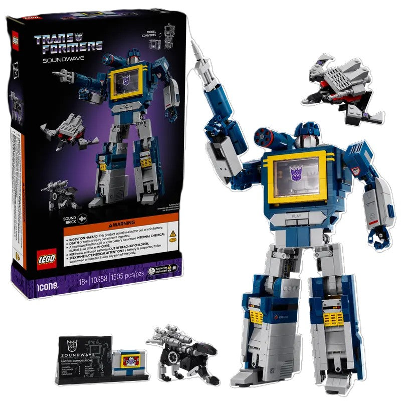 10358 LEGO® Transformers: Soundwave – Grandrabbit's Toy Shoppe