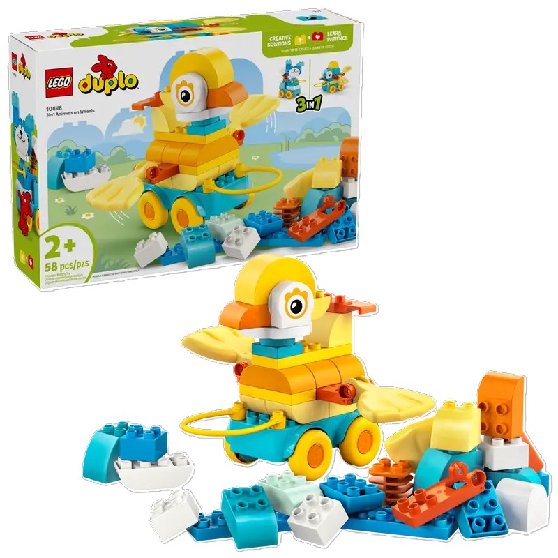 10448 LEGO® DUPLO® 3in1 Animals on Wheels