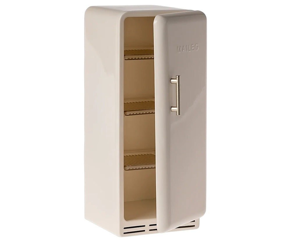 Off White Refrigerator Miniature