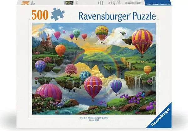 Nathanael Mortensen: Air Balloon Valley - 500 Pieces Puzzle