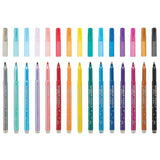 Rainbow Sparkle Glitter Markers - set of 15
