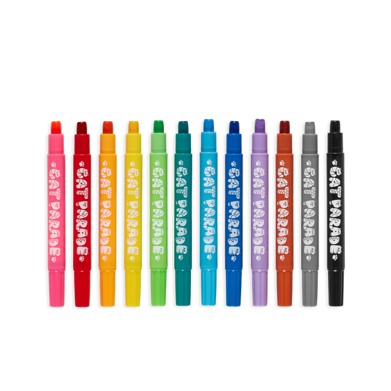 Cat Parade Gel Crayons - Set of 12