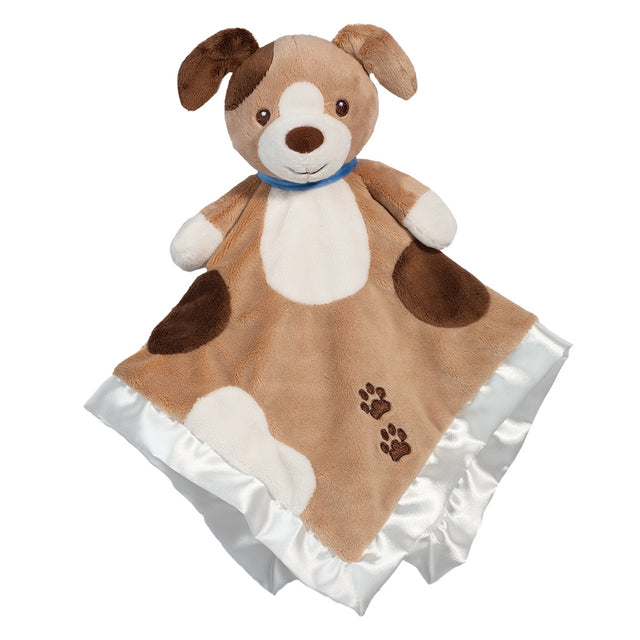 Plush Zeke Puppy Snuggler with a white border on a white background