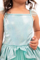 Teal Tutu Dress Large