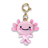 Gold Axolotl Charm