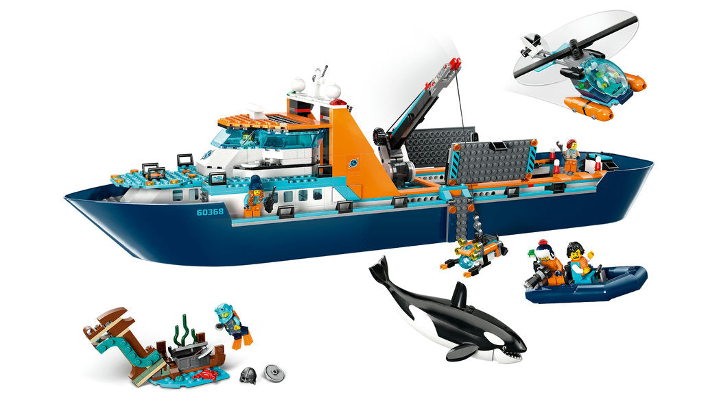 60368 LEGO® Arctic Explorer Ship – Grandrabbit's Toy Shoppe