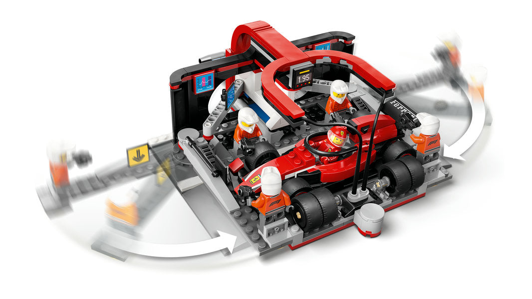 60443 LEGO® F1 Pit Stop & Pit Crew with Ferrari Car