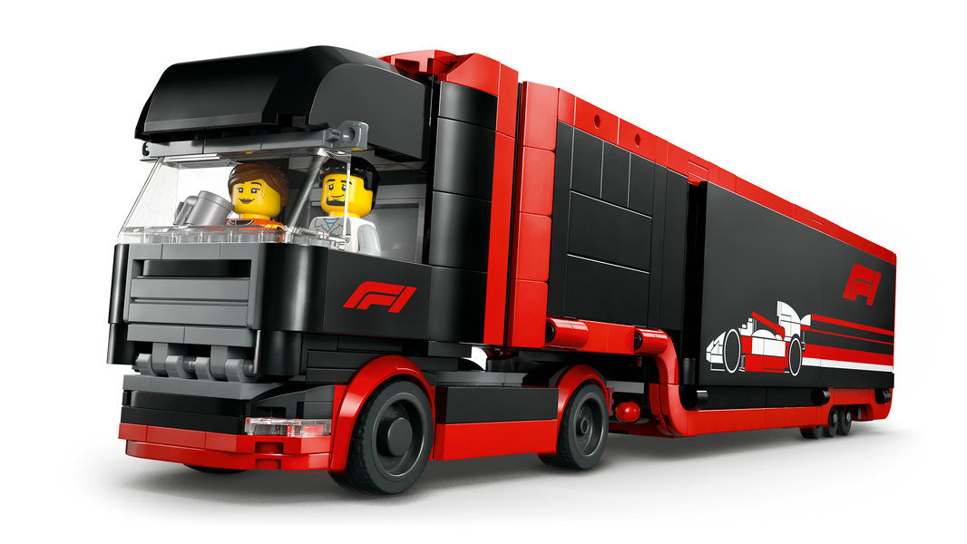 60445 LEGO® F1 Truck with RB20 & AMR24 F1 Cars