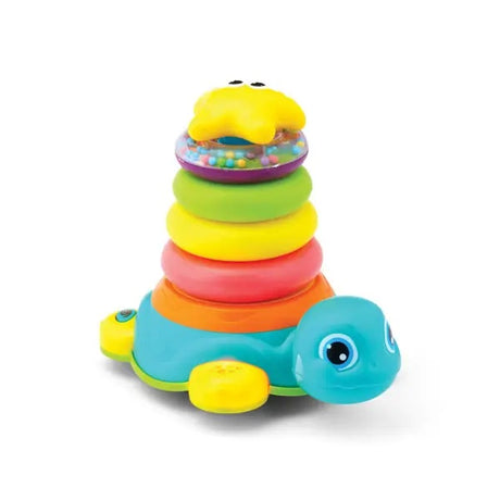 ColorfulKidOozie - Bump Around Stacking Turtle on a white background