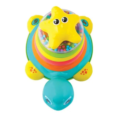 KidOozie - Bump Around Stacking Turtle with a star-shaped top on a white background