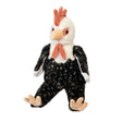 Plush toy Chaz Floppy Chicken on a white background