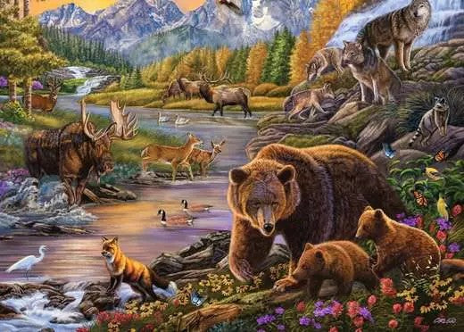Wilderness - 500 Pieces Puzzle
