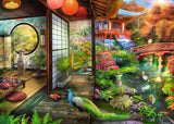 Kyoto Japanese Garden Teahouse - 1000 Pieces Puzzle