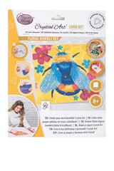 Crystal Art Card Kit: Floral Bumble Bee