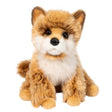 Plush toy Dove Pomsky on a white background