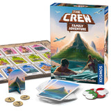 The Crew: Family Adventure: Marooned in Paradise game packaging with game pieces 
