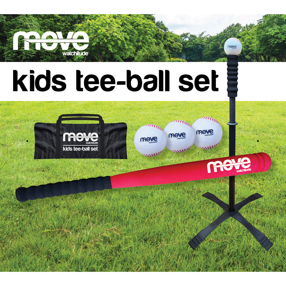 Kids T-Ball Set with 3 Soft Balls