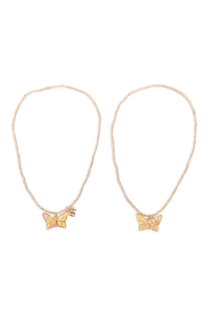 Butterfly BFF Tear and Share Necklaces