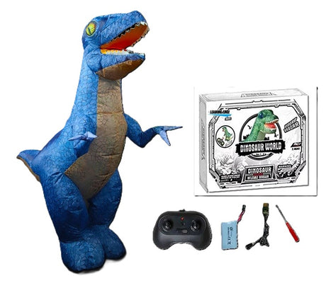 Inflatable Dinosaur RC Blue