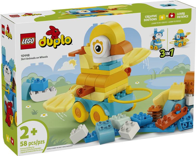 10448 LEGO® DUPLO® 3in1 Animals on Wheels